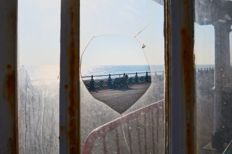 Broken Window... Brighton, United Kingdom.